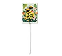 Geroclonup No Mow May Sign with Metal Stake 8 x 12 Inches No Mow May Yard Sign No Mow Signs Aluminum Garden Signs Outdoor for Lawn Yard Garden Decor, Easy to Install