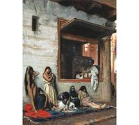 Gerome Slave Market Women Painting Large Print Poster Wall Art Decor Picture