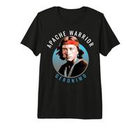 Geronimo Indian Apache Warrior T-Shirt Premium T-Shirt