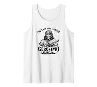 Geronimo Last Free Apache History Tank Top