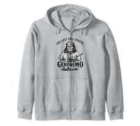 Geronimo Last Free Apache History Zip Hoodie