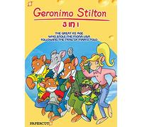 Geronimo Stilton 3-in-1, Vol. 2: Following The Trail of Marco Polo, The Great Ice Age, and Who Stole the Mona Lisa (Geronimo Stilton Graphic Novels)