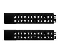 Geroosaty 52 Pcs Vinyl Record Dividers DVD Alphabetical Dividers A-Z Alphabetical Dividers Vinyl Record Organizer with Alphabet