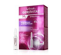 Gerovital Evolution 5% Pure Hyaluronic Acid Face Vials, Anti-Wrinkle 10x2ml | 10 Day Anti-Ageing Face Serum with intensive hydration to smooth fine lines, improve elasticity and brighten skin.