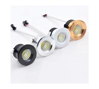 GERRIT 1PCS Mini LED Spot Light Downlight COB 3W Led Spot 110V 220V Indoor Spotlight for Ceiling Cabinet Showcase Loft Decorations (Color : White, Size : Warm White 3000K)