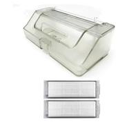 GeRRiT 2&1 Water Tank dust bin box For Robot STYTJ02YM MVVC01-JG For V2 V2 Pro V3 V-RVCLM21B Sweeper Accessories durable (Color : Dust box with filter)