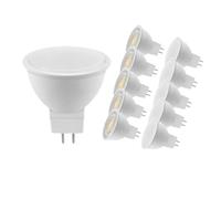 GERRIT 4-20PCS GU5.3 AC/DC 12V LED Spotlight Bulb MR16 Low Pressure 3W 5W 6W 7W Light 120 Degrees 38 Degrees Study Kitchen for Home (Color : 120degree 4000K, Size : 4PCS_7W)