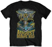 GerRit August Burns Red Dove Anchor Tee T-Shirt Mens Unisex Black Size XL