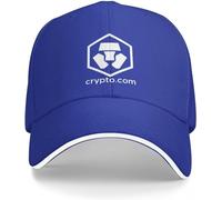 GerRit Baseball Cap Hip hop Sun Hat Crypto.com Coin Crypto com Coin CRO Baseball Cap Beach Hip Hop Visor Wild Ball Hat Man Hat Women's Birthday Gift for Men Women