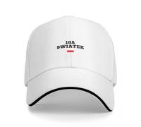 GeRRiT Baseball Cap Hip hop Sun Hat IGA Baseball Cap SWIATEK SWIATEK Team for Men and Women Hooded Fishing hat SWIATEK IGA SWIATEK TENNISCap Birthday Gift for Men Women