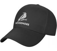 GerRit Baseball Cap Hip hop Sun Hat Nevermore Edgar Allan Poe The Raven Baseball Cap Western Hats Trucker Hat Foam Party Hats Hats for Women Men's Birthday Gift for Men Women