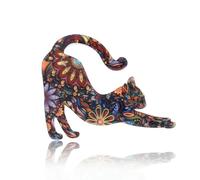 GeRRiT Cartoon Cute Cat Dog Bird Acrylic Brooches Pins Animal Brooch Series Metal Pin Badge Clothes Collar Lapel Bag For Lover-2