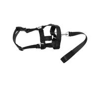 GeRRiT Different Sizes of pet muzzles, Dog muzzles, Adjustable Anti-bite Nose Hair mask, pet Traction Set, Dog Muzzle Training Belt, pet Supplies (Color : A, Size : M), Medium