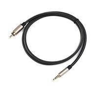 GeRRiT Digital Coaxial Audio Video Cable Stereo,SPDIF RCA to 3.5mm Jack Male Stereo Audio Cable for Home Theater, HDTV, Subwoofer, Hi-Fi Systems, 1M