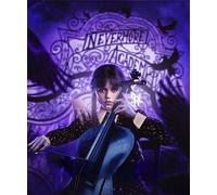 GerRit DIY 5D Diamond Painting Kits for Adults Kids,Wednesday,Full Round Diamond Embroidery Kits Cross Stitch Crystal Rhinestone Pictures Arts Craft Home Wall Decoration-30x40cm