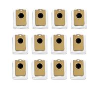 GeRRiT Fit For M7 Pro M8 Pro Robot Vacuum Cleaner Parts Leakproof Dedicated Large Capacity Dust Bag Replacement Accessories durable (Color : 12pcs)