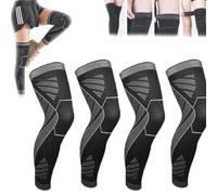 GeRRiT Flytex Full Leg Compression, Flytex Knee Compression Sleeves, Flytex Compression Sleeves V2 for Knees and Legs (2pairs,Medium)