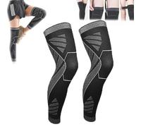 Gerrit Flytex Full Leg Compression, Flytex Knee Compression Sleeves, Flytex Compression Sleeves V2 for Knees and Legs (1pairs,Medium)