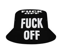 GeRRiT Fuck-Off Bucket Hat Unisex Fashion Fisherman Cap Beach Sun Hats for Travel Fishing