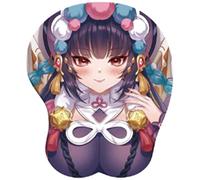 GeRRiT·Game Figure Ergonomic 3D Mouse Pad with Wrist Support Gel Mouse Pad Gaming Cosplay Mouse Pad Non Slip Mouse Pad Yun Jin (A534)
