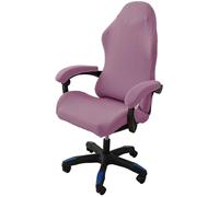 GeRRiT Gaming Chair Covers with Armrest Cover, Seat Cover and Backrest Cover Computer Chair Slipcovers Stretchable Elastic Gamer Chair Cover of Computer Video Game Office Chair Cover,Purple