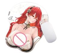 GeRRiT·Honkai Star Rail Woman Game Wrist Support Gel Mouse Pad Ergonomic Mouse Pad Gaming Mouse Pad Non Slip 3D Mouse Pad Himeko 3 (A1283)
