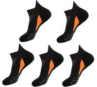 GeRRiT Hywellstore Men's Thickened Sports Socks Running Socks Padded Sports Breathable Socks Moisture-wicking Ankle Reinforcement Anti-Slip Cushioning
