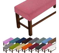 GeRRiT Luxury Large Bench Cover,Rectangular Scratch Proof Seat Cushion Cover to Protect Chair,Dustproof Slipcover for Bedroom,Living Room,Kitchen (Pink,XL size-L:180-210cm,W:35-50cm,H:20cm)
