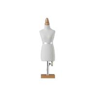 Gerrit Mini Mannequin for Sewing Making, Half Scale Dress Shape 1/2 1/3 1/4 Sizes, Fully Fixable Seamstress Dummy Model, Pants Pattern Making Model (Non Adult Full Size) 1/3A white