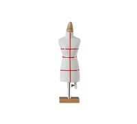 Gerrit Mini Mannequin for Sewing Making, Half Scale Dress Shape 1/2 1/3 1/4 Sizes, Fully Fixable Seamstress Dummy Model, Pants Pattern Making Model (Non Adult Full Size) 1/4B white