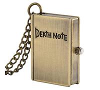 GeRRiT Pocket Watch Vintage Bronze Rectangle Small Quartz Pocket Watch Necklace Chain Steampunk Gift for Men Women