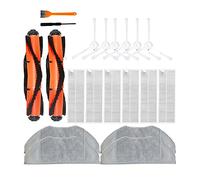 GeRRiT Side Brush Filter Kits Fit For G1 Vacuum Cleaner Accessories Mop Cloth Roll Brush Hepa Filter Spare Parts durable (Color : Set1)