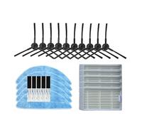 GeRRiT Side Brush Primary Dust filter Hepa Filter Mop pad for v5 v5s V3 V3s v5 pro x5 robot vacuum cleaner Parts durable (Color : Kit-6)