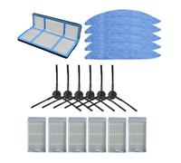 GeRRiT Side Brush Primary Dust filter Hepa Filter Mop pad for v5 v5s V3 V3s v5 pro x5 robot vacuum cleaner Parts durable (Color : Kit-1)