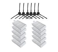 GeRRiT Side Brush Primary Dust filter Hepa Filter Mop pad for v5 v5s V3 V3s v5 pro x5 robot vacuum cleaner Parts durable (Color : Kit-7)