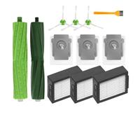 GeRRiT Side Brushes & Roller Brushes & Hepa Filters for i3 i6 i7 i7+ i8 E5 E6 E&I Series Vacuum Cleaner Replacement Parts durable (Color : 15pcs)