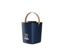 GerRit Simple Food Container Bin Bucket Boxes Holder,Vittles Vault,Air Tight Wet Dry Food Storage Barrel With Lid Cover,Vacuum Containers,Sealed Vault,Rodent Ant Proof, 13l,15lb For Cat (Blue)