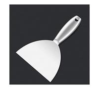 GeRRiT Stainless Steel Taping Knives Stiff Steel Metal Drywall Stiff Putty Knife Wall Scrapers for Drywall, Putty, Decals, Wallpaper, Baking,3 inch (Size : 6 inch)