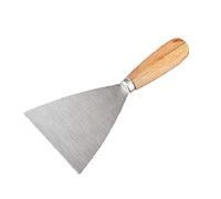 GeRRiT Wooden Handle Knife Stainless Filling Knives Putty Drywall Joint Knife Putty Knife Flexible Filler Knife for Walls Wallpaper Scraper 1 2 3 4 5 Inch,4 inch (Size : 4 inch)
