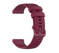 GerRit yzw6688 20mm 22mm Soft Sports Silicone Strap Compatible with C81 C80 C60 C61 Wristband Compatible with P73 P71 P68 M42 M41 M40 I30 I31 Band Bracelet(Winered,20mm)