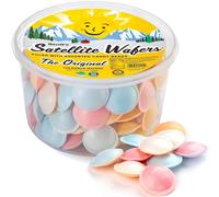 Gerrit's Original Satellite Wafers, Filled with Assorted Candy Beads, 100 Count Tub (4.41 oz)