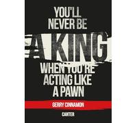 Gerry Cinnamon Canter Inspired Typography Print - Unique Scottish Music Wall Art | Modern Typographic Poster | Quality Music Print Electric Cinematic Black (A4 Unframed)