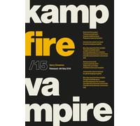 Gerry Cinnamon Kampfire Vampire Inspired Typography Print - Unique Scottish Music Wall Art | Modern Typographic Poster | Quality Music Print Electric Cinematic Black (A3 Unframed)