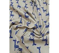 Gerry Giraffe Print 100% Cotton POPLIN Novelty Kids Fabric for Craft/Dress D#111