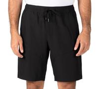 Gerry Men's 4-Way Stretch Elastic Waistband Lightweight Trail Short, Black, X-Large