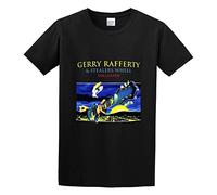 Gerry Rafferty Collected Rock Customized Men Simple Tshirt Black 3XL