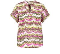 Gerry Weber Women's 160031-31429 Blouse, Green/Purple/Pink Print, 18