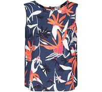 GERRY WEBER Women's 160043-31292 Blouse, Blau/Rot/Orange Druck, 48