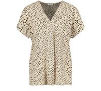 GERRY WEBER Women's 260028-31441 Blouse, Ecru/White/Black Print, 22