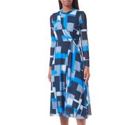 GERRY WEBER Women's 280026-35022 Dress, Blue Print, 22